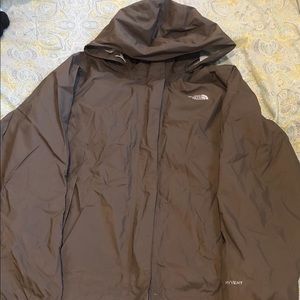 The North Face rain jacket